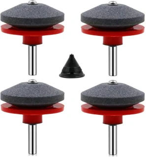 Molenmessenscherpmaker met balanceringskit, 4 stuks