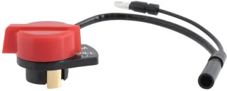 Motorstopschakelaar grasmaaier rood