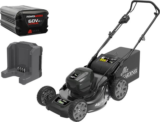Mr. Gardener 6046 accu grasmaaier 46 cm 60V 4Ah review