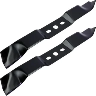 Mulchmessen set 2x 46 cm zwart