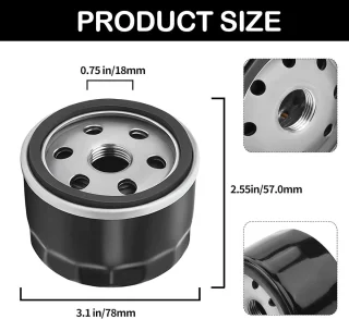 Oliefilter 4 stuks 2 1/4 inch voor Briggs en Stratton