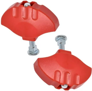 Omgoods handle knob wing nut bolt (set van 2)
