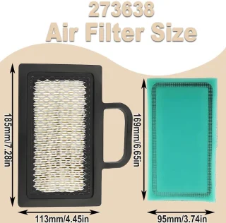 Omgoods luchtfilter kit voor grasmaaier motoren