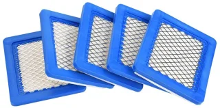 Omgoods luchtfilter vervangingsset 5 stuks voor 491588/491588S/399959 grasmaaierfilter