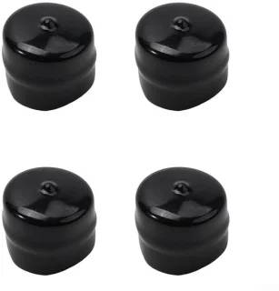 Omgoods set van 4 rubberas voor grasmaaier en tuintractor