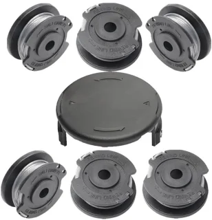 Omgoods set van 6 maaierspoelen voor Bosch Art 23 SL en 27 SL