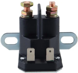 Omgoods starter solenoid voor grasmaaier