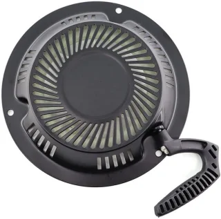 Omgoods trekstarter voor grasmaaier