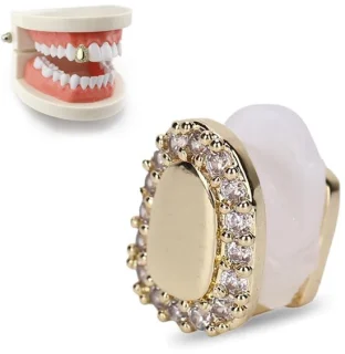 Onbekend merk Tandbling Enkele Tandaccessoire Goud