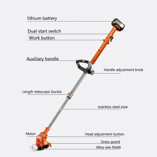 One Color Elektrische Grasmaaier - Draagbare Trimmer