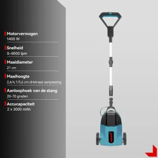 Wat vinden we goed aan de ONEVAN Accu Grastrimmer / Kanten- en Bosmaaier