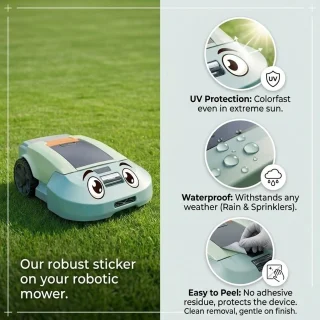 Oogstickers voor grasmaaier en decoratie