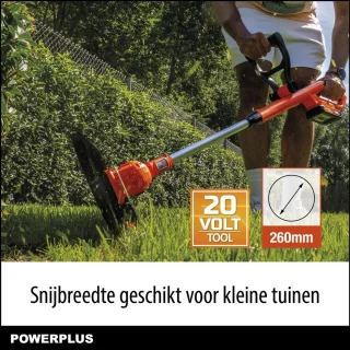 Powerplus Dual Power grasmaaierset POWDPGBOX25A 20V