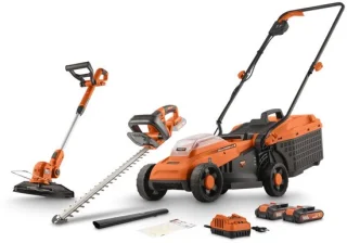 Powerplus Dual Power grasmaaierset POWDPGBOX25A 20V