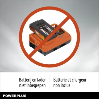 Powerplus POWDPG75610 Dual Power accu grasmaaier 40V 420mm