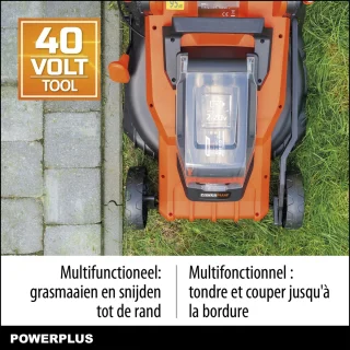 Powerplus POWDPG75610 Dual Power accu grasmaaier 40V 420mm