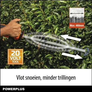 Powerplus POWDPGBOX25 Dual Power grasmaaierset 20V