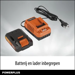 Powerplus POWDPGBOX25 Dual Power grasmaaierset 20V