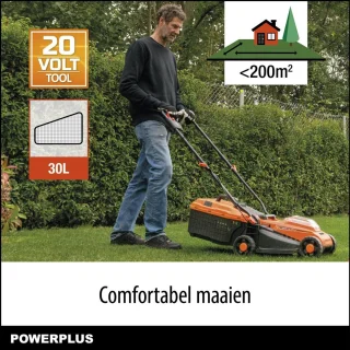 Powerplus POWDPGBOX25 Dual Power grasmaaierset 20V