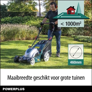 Powerplus POWPG10240 elektrische grasmaaier 460 mm