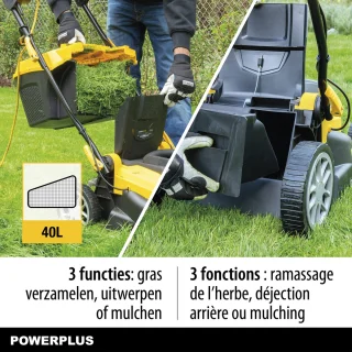 Powerplus POWXG6281 elektrische grasmaaier 420 mm