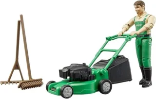 QIN grasmaaier en kruiwagen speelgoed