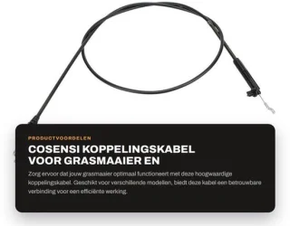 Remkabel 147,32 cm voor Toro Maaier 20013/20014/20017