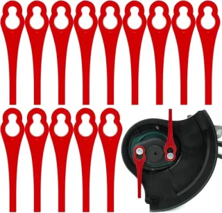 Reservemessen gazon kunststof - 100 stuks - rood