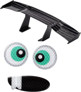 Robotmaaiersticker en spoilerset - decoratie voor grasmaaier - ServiceTopper