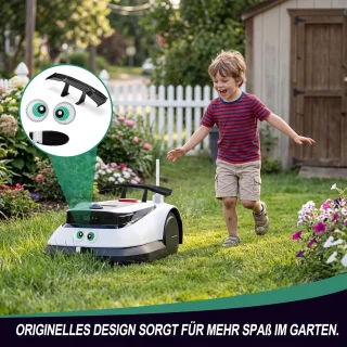 Robotmaaiersticker en spoilerset - decoratie voor grasmaaier - ServiceTopper