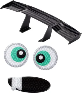Robotmaaiersticker en spoilerset - decoratie voor grasmaaier - ServiceTopper