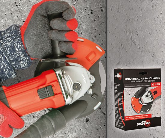 Rotec DUSTOP: stofvrij schuren met komschijven ø115/ø125