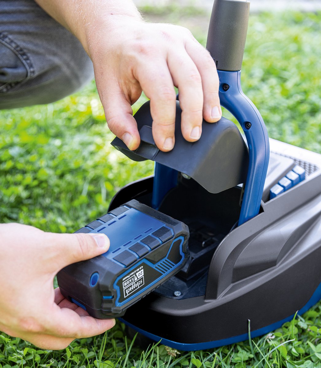 Wat vinden we goed aan de Scheppach BC-MP220-X Accu Grasmaaier