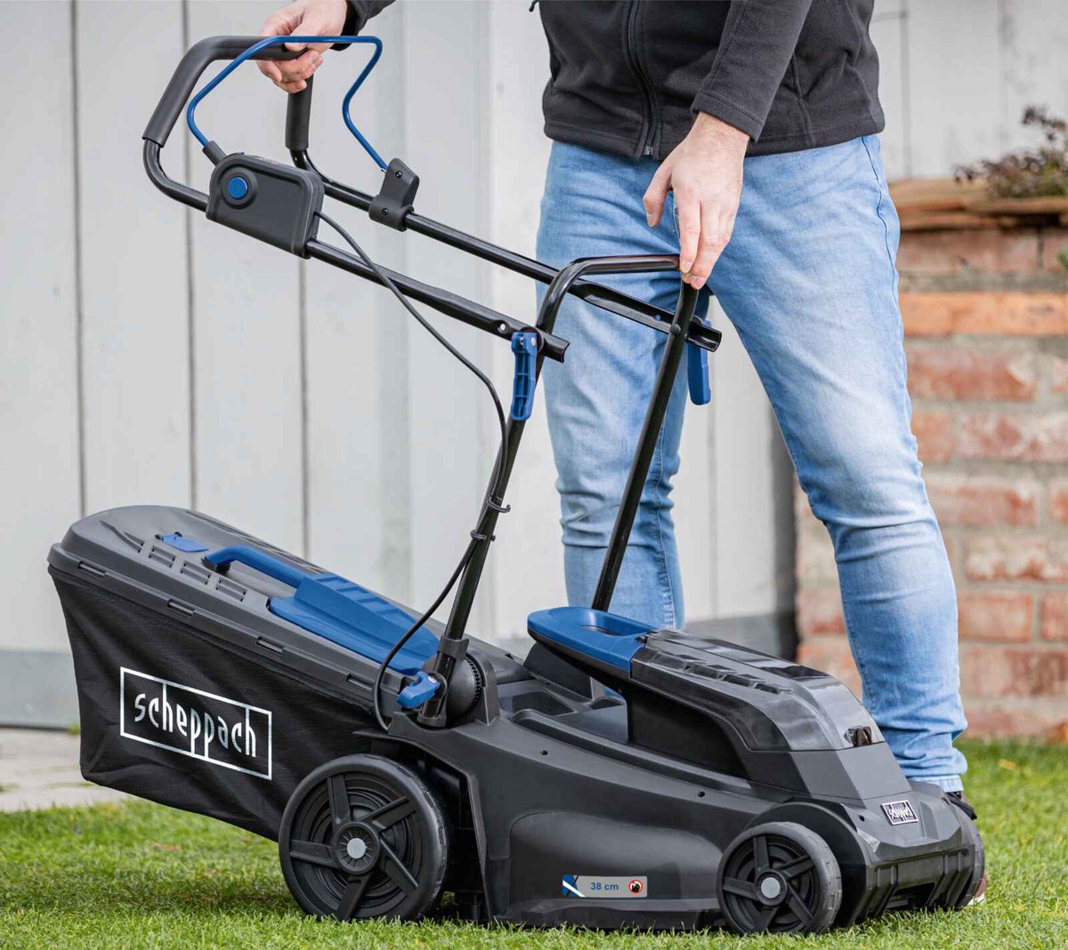 Wat vinden we goed aan de Scheppach BC-MP380-X Accu Grasmaaier Set