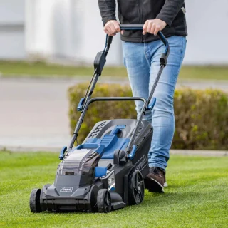 Scheppach BC-MP380-X Accu Grasmaaier Set