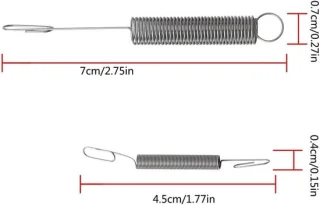 Set regulateurveren 4 stuks voor Briggs & Stratton grasmaaiers