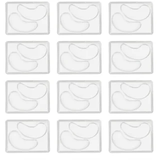 Set van 12 oogmaskervormen pleisterplaat