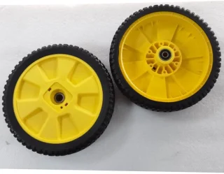 Set van 2 grasmaaierwielen 8 inch