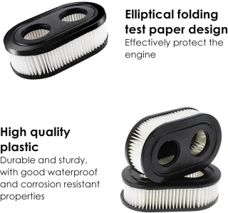 Set van 2 luchtfilters voor grasmaaier