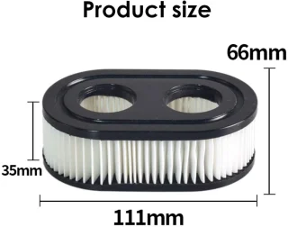 Set van 2 luchtfilters voor grasmaaier
