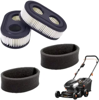 Set van 2 luchtfilters voor grasmaaiers