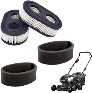 Set van 2 luchtfilters voor grasmaaiers