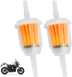 Set van 2 universele brandstoffilters voor grasmaaier en moped