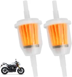 Set van 2 universele brandstoffilters voor grasmaaier en moped