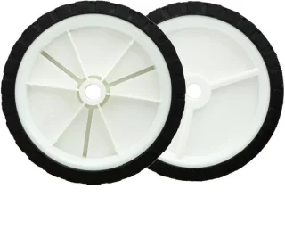 Set van 2 universele rubberwielen Ø150 mm voor grasmaaiers