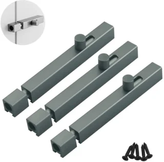 Set van 3 glijbouten van aluminiumlegering