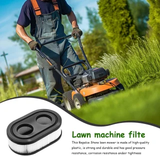 Set van 4 luchtfilters voor grasmaaiermotoren