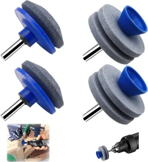 Set van 4 maaischerpstenen voor grasmaaier