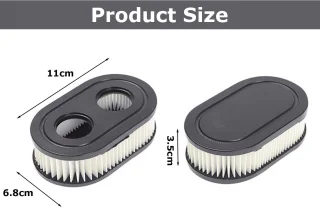 Set van 4 vervangingsluchtfilters voor grasmaaier