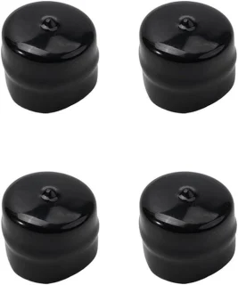 Set van 4 wielnaafdoppen van rubber voor Craftsman LT100, LT125, LTH120, LTH130, YT150, YT160, YT180